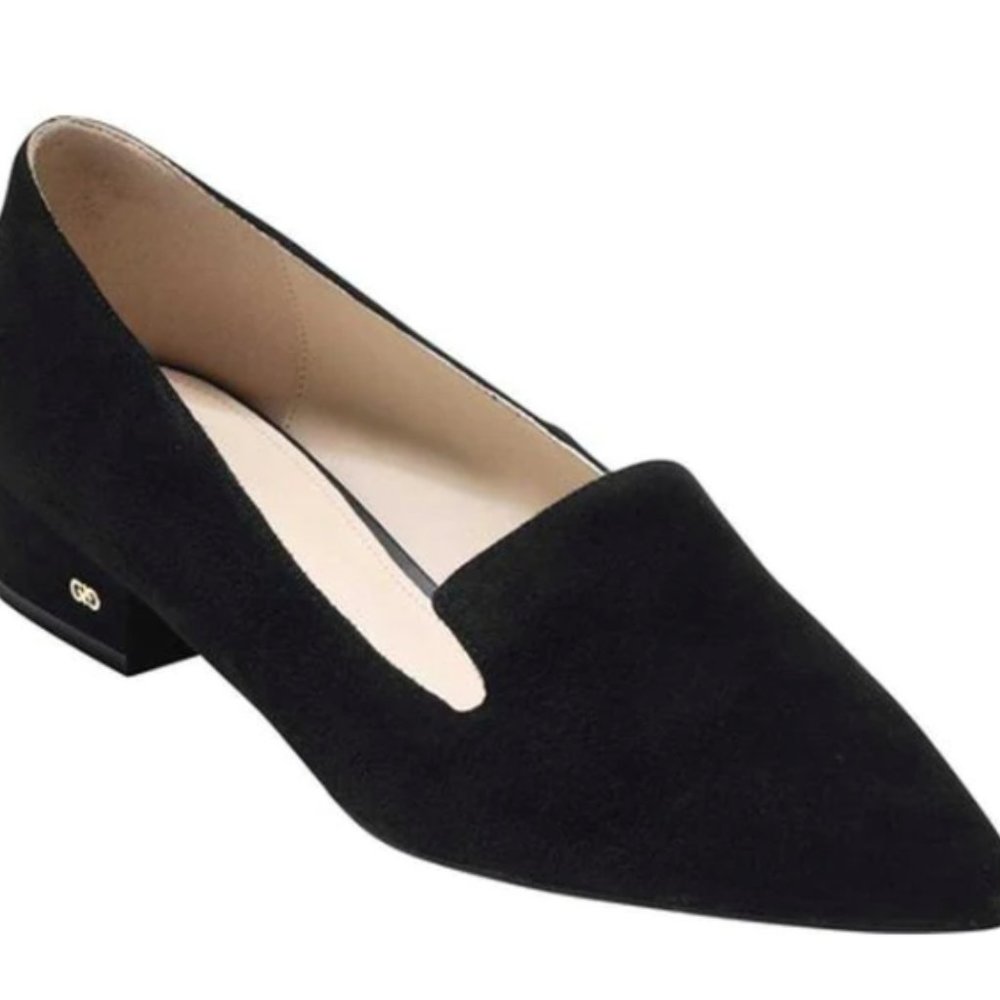 Cole Haan Arlyss Skimmer in Black Suede